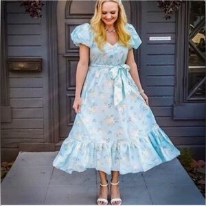 Love Shack Fancy X Target Estelle Floral Puff Sleeve Maxi Dress Cottagecore 22W